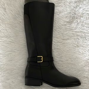 Ralph Lauren black leather riding boots (Size 7.5) Never worn -original box